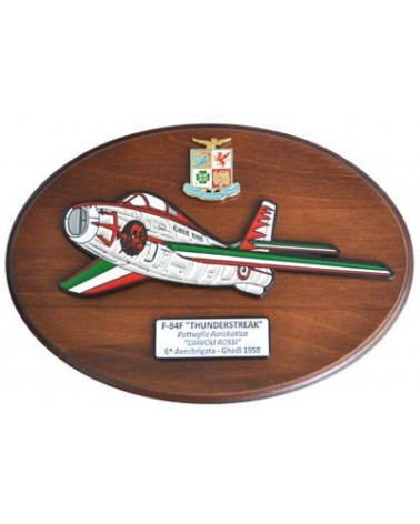 CREST AERONAUTICA MILITARE ARALDICO AEREI F-84 DIAVOLI ROSSI