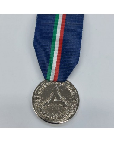 MEDAGLIA PROTEZIONE CIVILE ARGENTO C/NASTRO