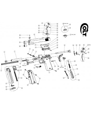 WALTHER RICAMBI COLT 1911 517.400.08.0