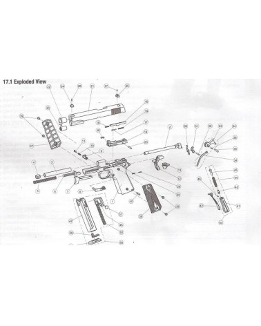 WALTHER RICAMBI COLT 1911 NR.17